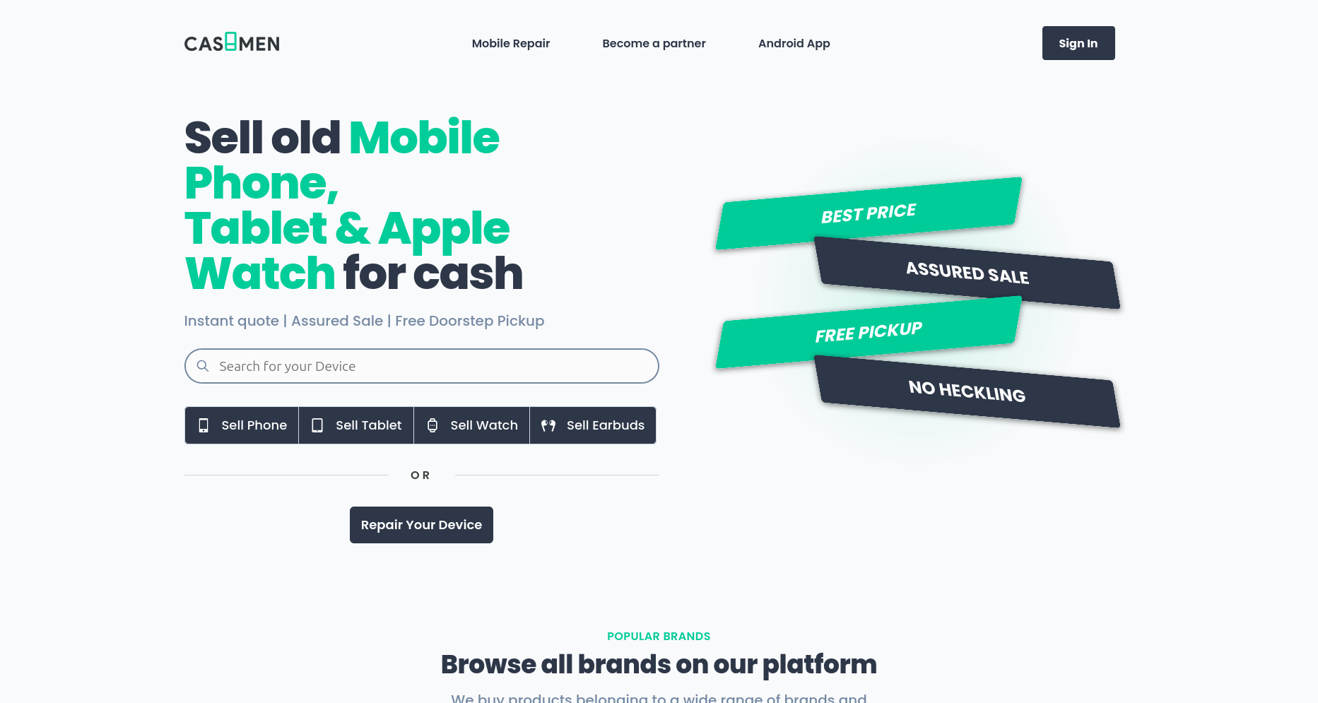 Cashmen Ecosystem Web